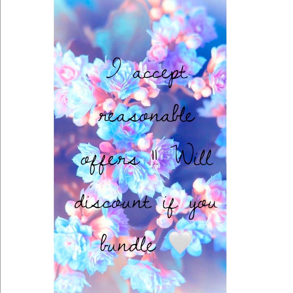 I accept reasonable offers !